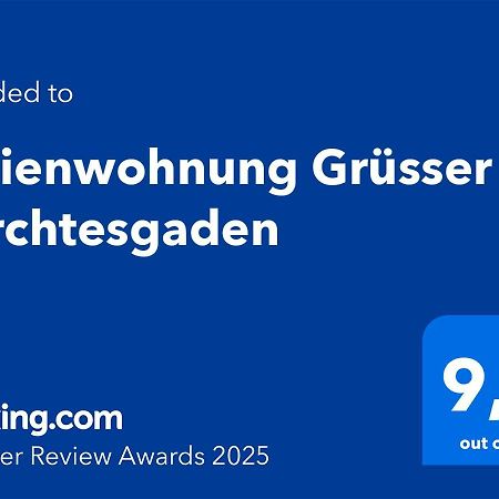 Ferienwohnung Gruesser In Berchtesgaden Esterno foto