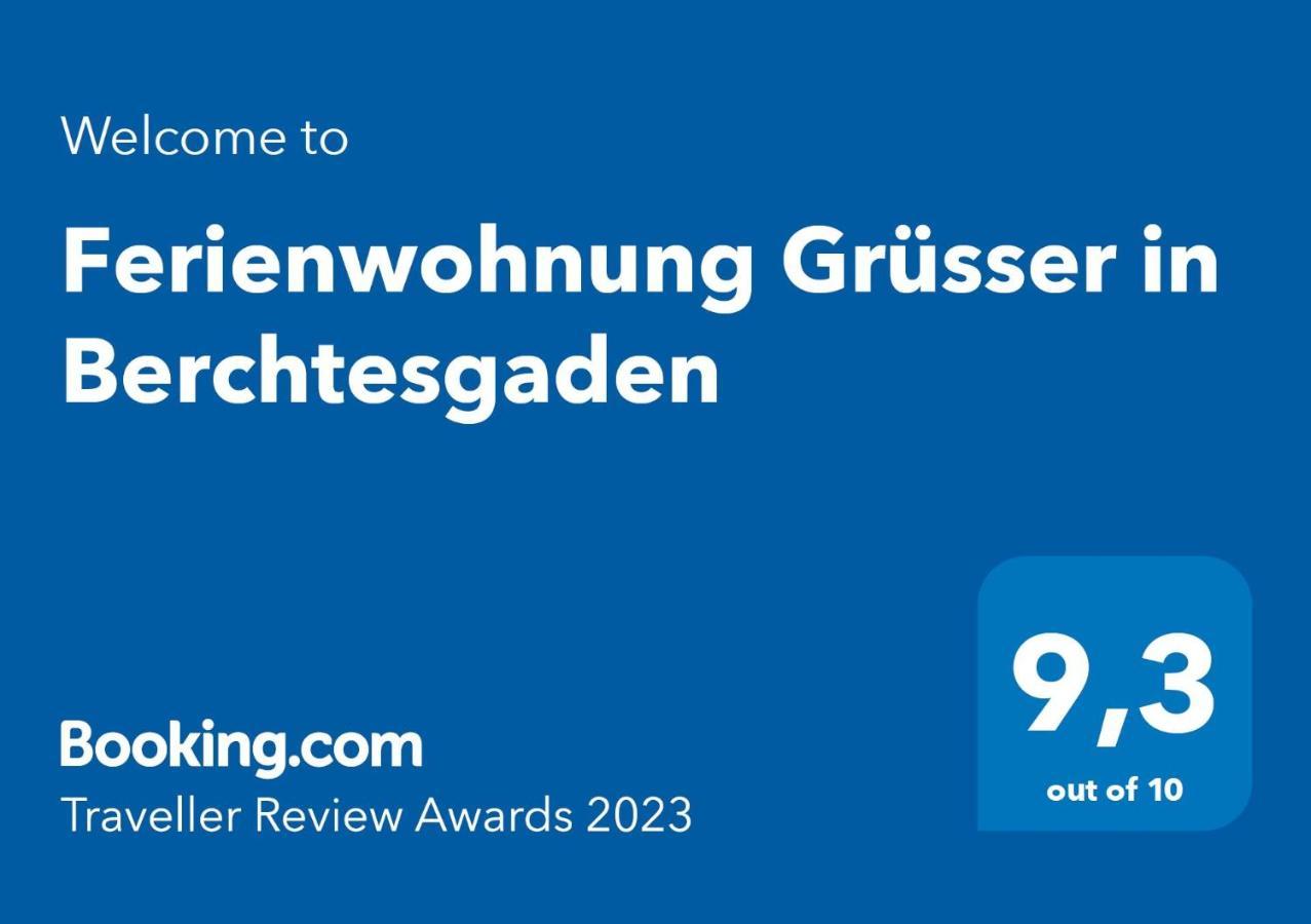 Ferienwohnung Gruesser In Berchtesgaden Esterno foto
